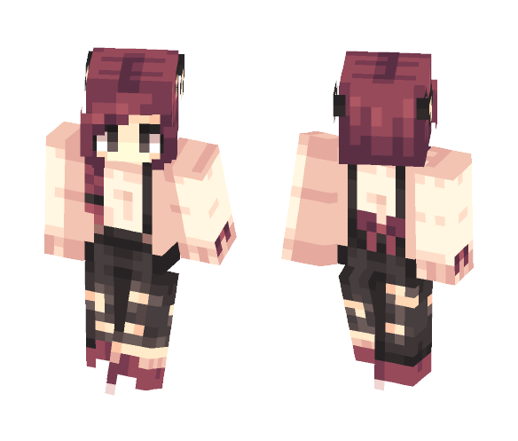 hikikomori - Female Minecraft Skins - image 1