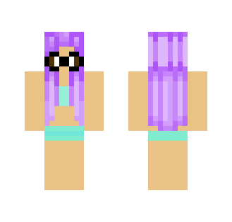 *Re-Upload* Claire's swimsuit skin - Female Minecraft Skins - image 2