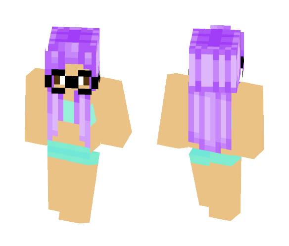 *Re-Upload* Claire's swimsuit skin - Female Minecraft Skins - image 1