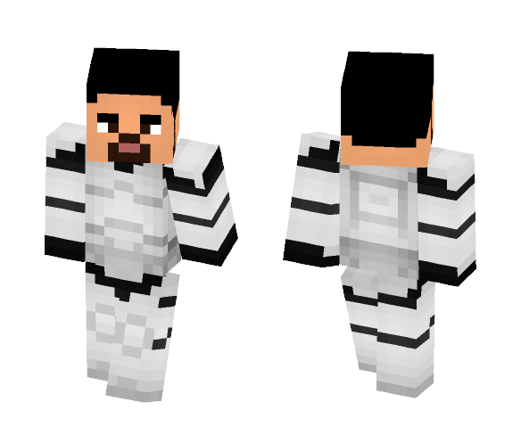Clone Trooper Cutup without helmet - Male Minecraft Skins - image 1