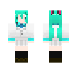 【Hatsune miku】School - Female Minecraft Skins - image 2