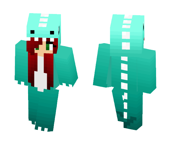 Dinox Rawr - Female Minecraft Skins - image 1