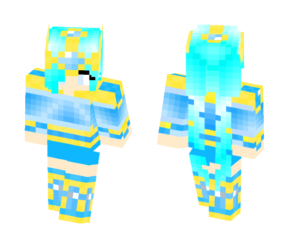 Water Warrior - Male Minecraft Skins - image 1
