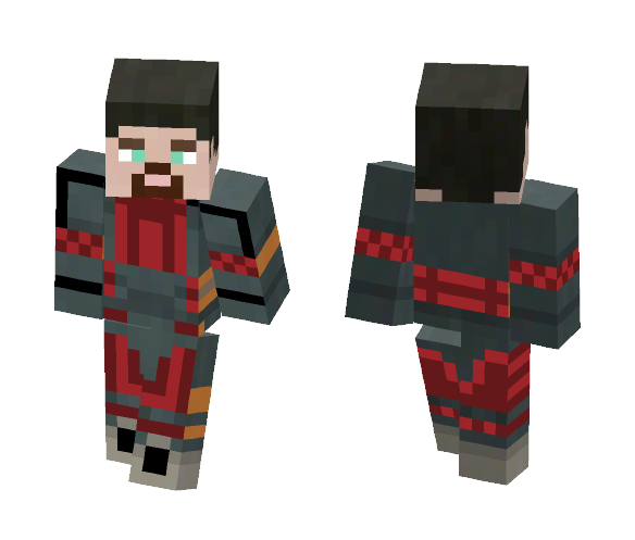 Red Armor Man - Male Minecraft Skins - image 1