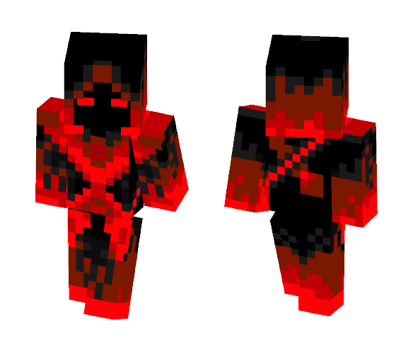 Lava Warrior - Male Minecraft Skins - image 1