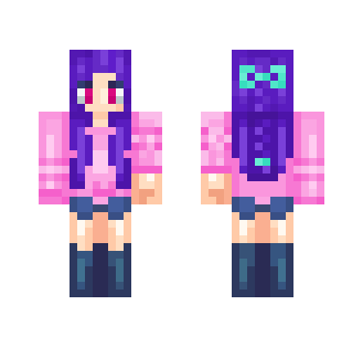 Cotten Candy Girl - Girl Minecraft Skins - image 2