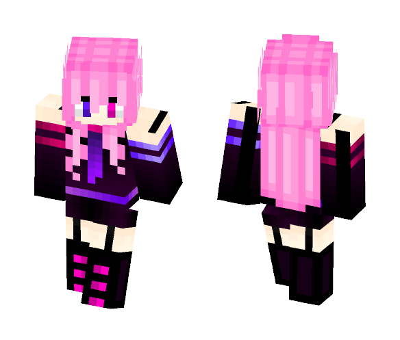 EDM girl - Girl Minecraft Skins - image 1