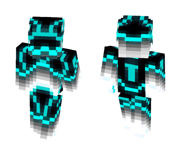 Futuristic Neon Dude - Male Minecraft Skins - image 1