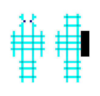 Ice warrior light blue - Male Minecraft Skins - image 2