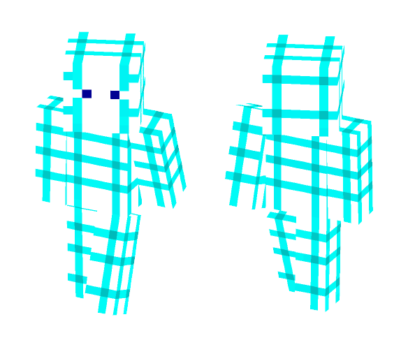 Ice warrior light blue - Male Minecraft Skins - image 1