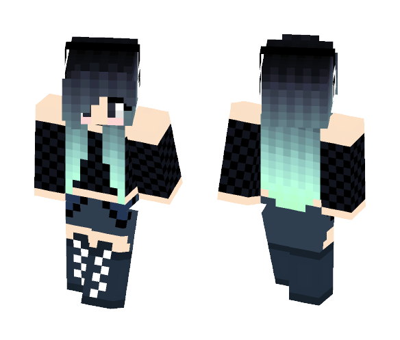 Emo girl - Girl Minecraft Skins - image 1