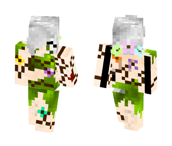 Nae | Forest Dryad | OC - Female Minecraft Skins - image 1