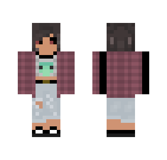 Grunge Stoner - Female Minecraft Skins - image 2