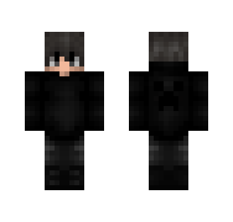 BlackCreeperHoodz - Male Minecraft Skins - image 2