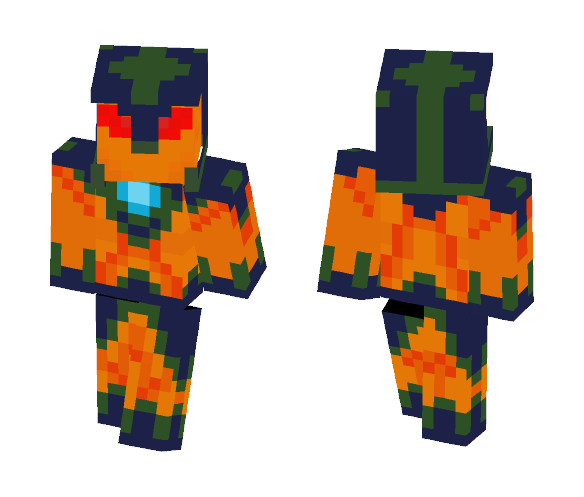 Lava Man (leaf edition) - Male Minecraft Skins - image 1