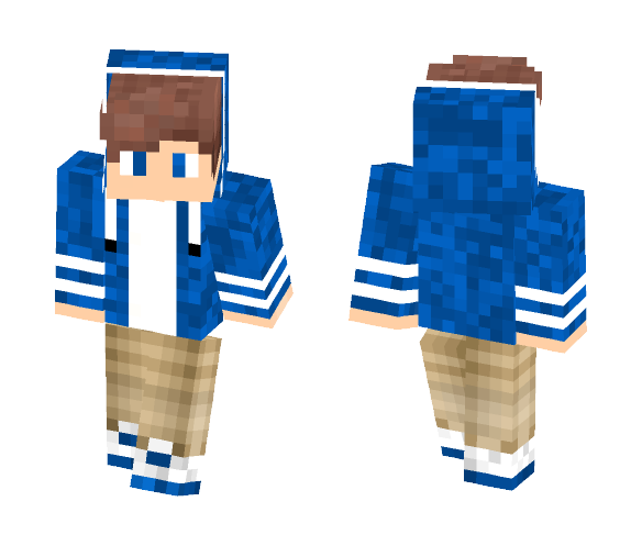 niebieski skkf - Male Minecraft Skins - image 1