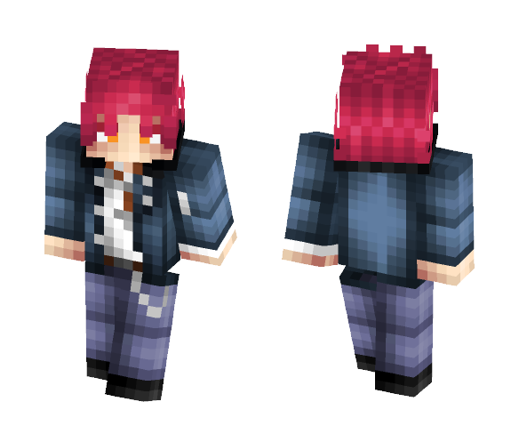 Suoh Mikoto|Request #2 - Male Minecraft Skins - image 1