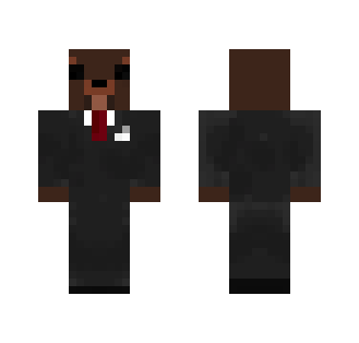 Funny Bear with a suit - Male Minecraft Skins - image 2