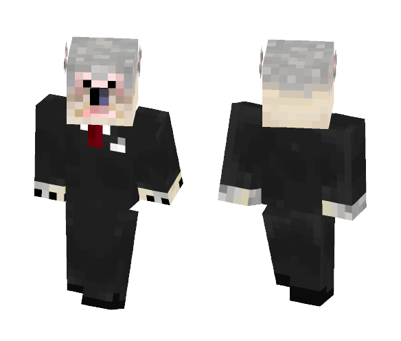 Funny Koala With a suit - Male Minecraft Skins - image 1