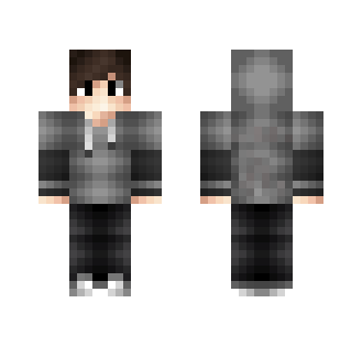 Grey Teenager - Male Minecraft Skins - image 2