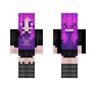 Bright Punk Bunny Girl - Girl Minecraft Skins - image 2
