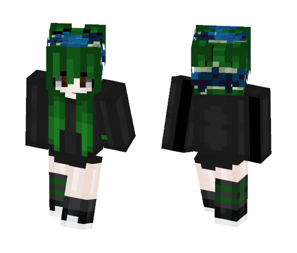 Red hair girl o; - Color Haired Girls Minecraft Skins - image 1