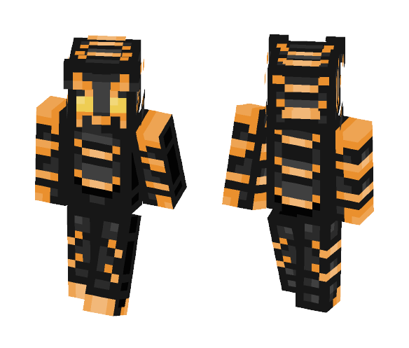 Furry | Charred Wolf - Male Minecraft Skins - image 1
