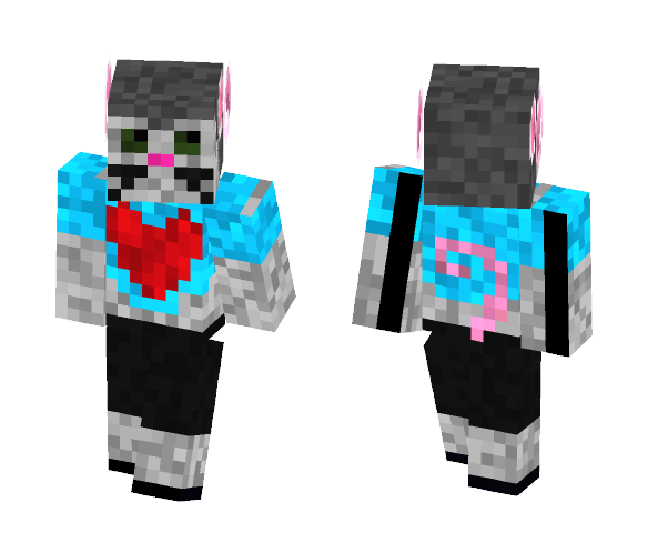 Mouse with Heart - Female Minecraft Skins - image 1