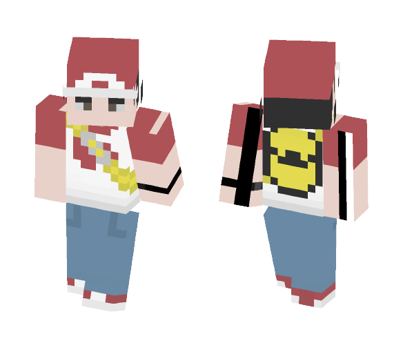 Champion Red (Pokémon Moon) - Male Minecraft Skins - image 1