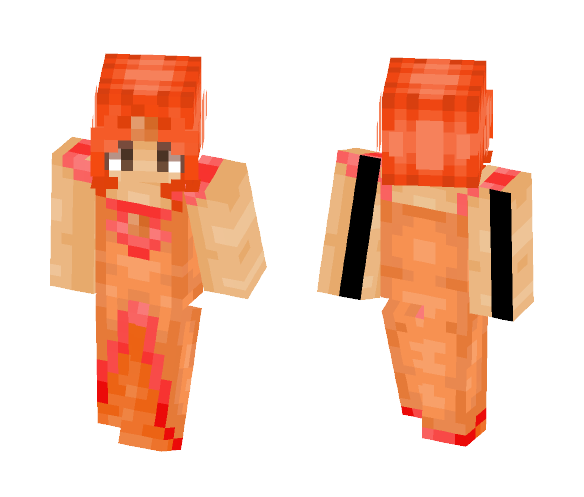 Flame Princess - Female Minecraft Skins - image 1