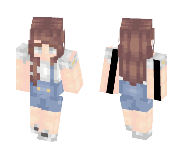 Overalls girl ( my mc skin ) - Girl Minecraft Skins - image 1