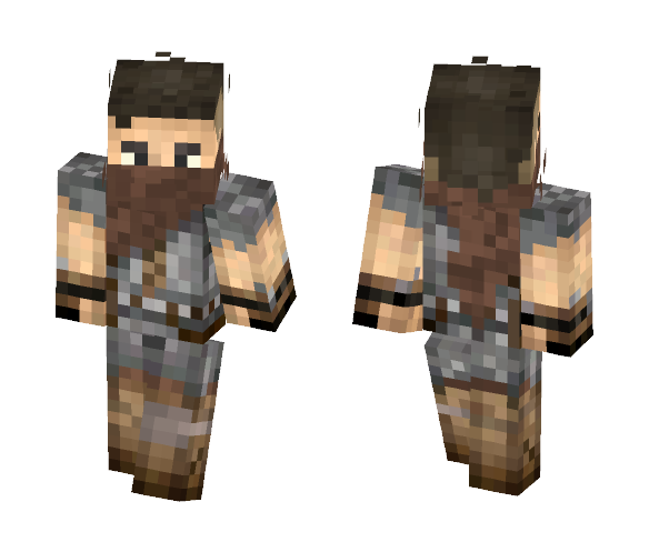 Gothic brown bandit armor - Male Minecraft Skins - image 1