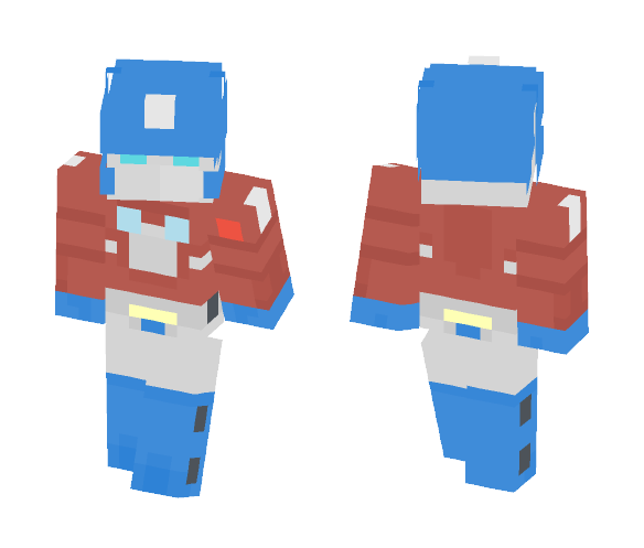 Optimus Prime - Male Minecraft Skins - image 1