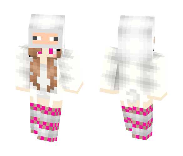 Sheep Girl [Pink XXX Edition] - Girl Minecraft Skins - image 1
