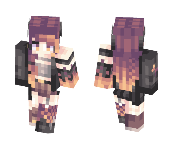 Into the Flames - Female Minecraft Skins - image 1