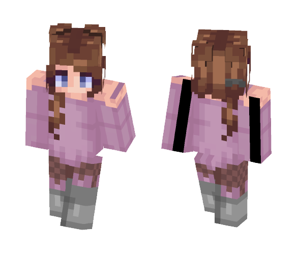 pinksweater girl - Girl Minecraft Skins - image 1