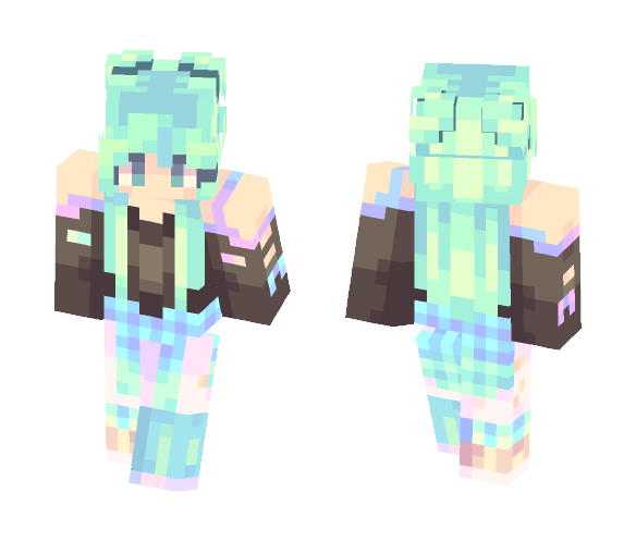 Mint OC - Female Minecraft Skins - image 1
