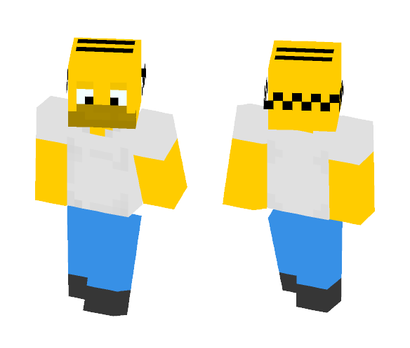 Homer Simpson - Male Minecraft Skins - image 1