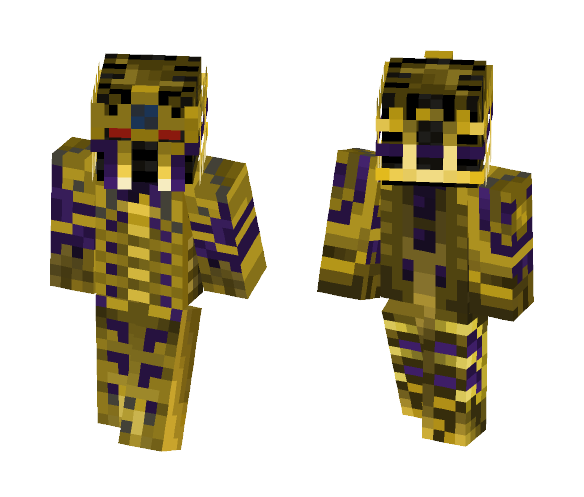 Golden Warrior - Male Minecraft Skins - image 1