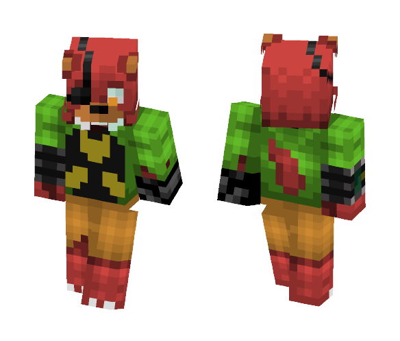 Nuclear Fox - Male Minecraft Skins - image 1