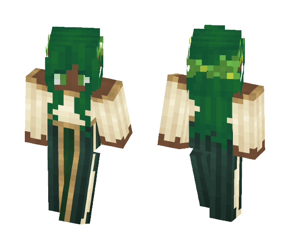 ⊰ Belleneth The WoodElf⊱ - Female Minecraft Skins - image 1