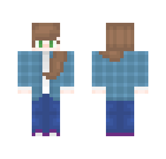 Blue Plaid - Female Minecraft Skins - image 2