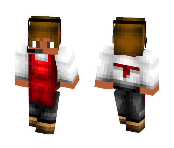 Chef Skin ~With a headset~ - Male Minecraft Skins - image 1