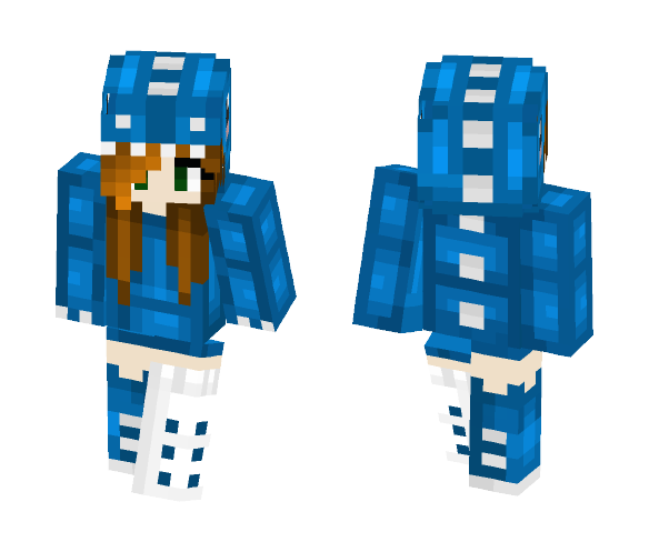 Blue Dino- Emmy - Female Minecraft Skins - image 1
