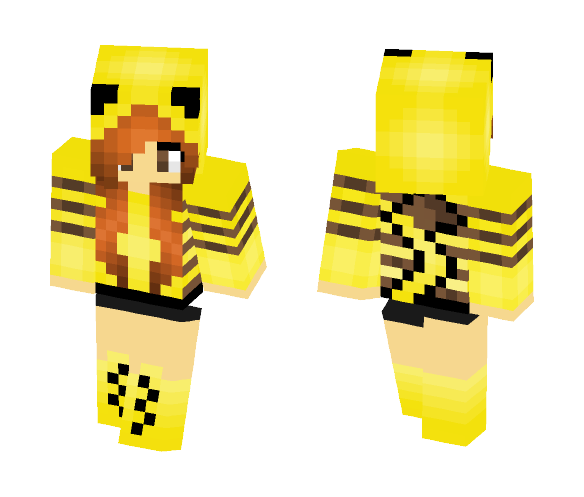 Pikachu Girl!!! - Female Minecraft Skins - image 1