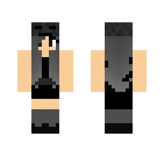 Wither Skeleton Girl - Girl Minecraft Skins - image 2