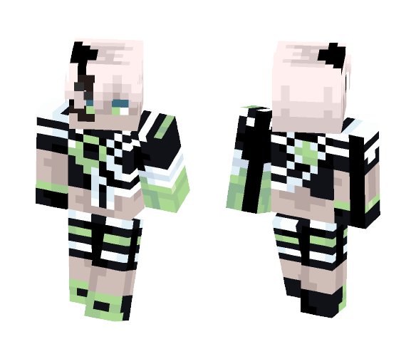 ★LLWO Black★Rock shooter★ - Male Minecraft Skins - image 1