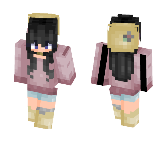 Halie~ Lavender Walk - Female Minecraft Skins - image 1