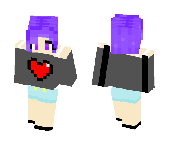 An OC or whatever ＼(＾▽＾)／ - Female Minecraft Skins - image 1