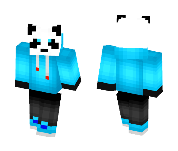 ZephPlayz Red and Blue Edit - Male Minecraft Skins - image 1